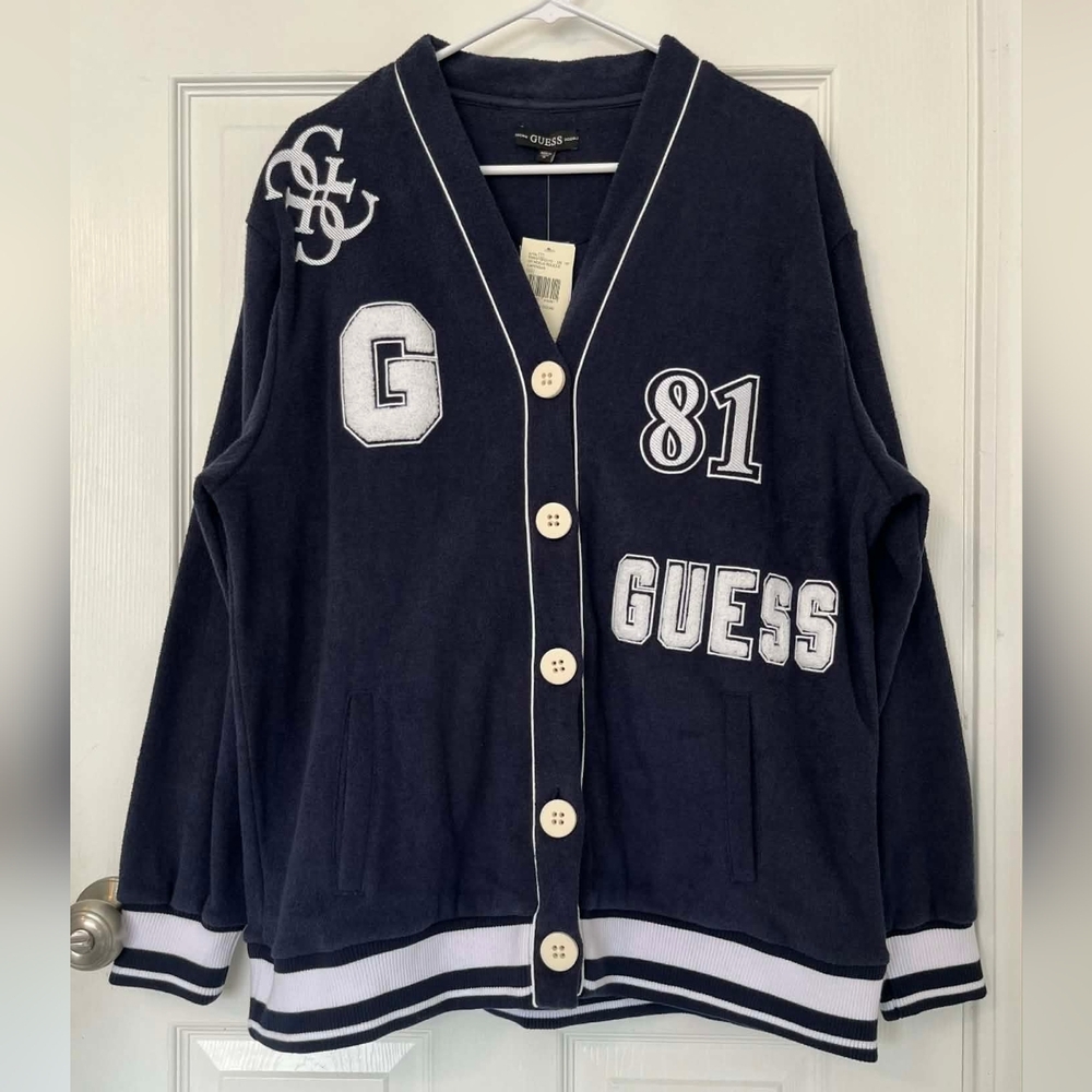 Guess Varsity Cardigan (M)
